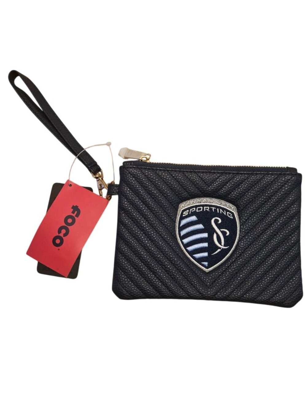 Sporting Kansas City Wristlet Zippered Bag KC Major League Soccer Team MLS NOS